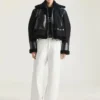 Aviatorjakke i shearling Aviatorjakke i shearling