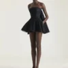 Ballerinasko med skåret firkantet tå i lakkskinn Ballerinasko med skåret firkantet tå i lakkskinn