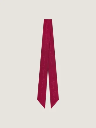 Bandeau i silkejacquard med Givenchy-signatur