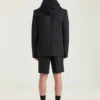 Bermudashorts med doble plisseringer i ull Bermudashorts med doble plisseringer i ull