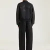 Blouson i blandet materiale med Givenchy Paris-broderi Blouson i blandet materiale med Givenchy Paris-broderi