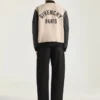 Blouson i blandet materiale med Givenchy Paris-broderi