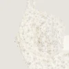 Bodysuit med utskjæringer i strikk med broderte perler Bodysuit med utskjæringer i strikk med broderte perler
