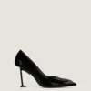 Boudoir Fold-pumps i lakkskinn