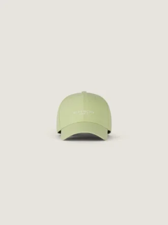 Brodert Givenchy Paris-cap i bomull