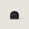 Brodert Givenchy Paris-cap i bomull