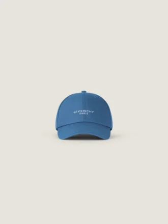 Brodert Givenchy Paris-cap i bomull