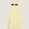 Bustier-aftenkjole i organza