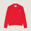 Cardigan i bomull med Givenchy Paris Gros Grain