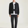 Cardigan i bomullstrikk med Givenchy Paris-jacquard