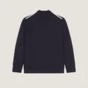 Cardigan i ull med grosgrain-detaljer