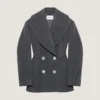 Cocoon-peacoat i ull Cocoon-peacoat i ull