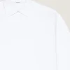 Cocoon-skjorte i poplin med Givenchy-broderi Cocoon-skjorte i poplin med Givenchy-broderi