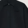 Cocoon-skjorte i poplin med Givenchy-broderi Cocoon-skjorte i poplin med Givenchy-broderi