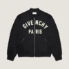 Couture-bomberjakke i sateng med brodert Givenchy Paris Couture-bomberjakke i sateng med brodert Givenchy Paris