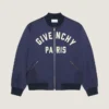 Couture-bomberjakke i sateng med brodert Givenchy Paris Couture-bomberjakke i sateng med brodert Givenchy Paris