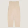 Couture-bukser i bomull med Givenchy Paris-merke Couture-bukser i bomull med Givenchy Paris-merke
