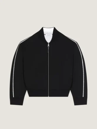 Couture-cardigan med sømmer i ull, Givenchy Paris Jacquard