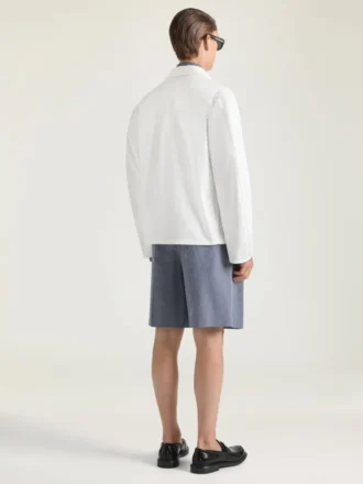 Couture-jakke i denim med brodert Givenchy Paris