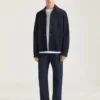 Couture-overskjorte i semsket skinn Couture-overskjorte i semsket skinn