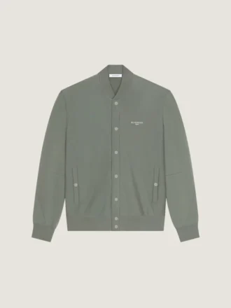Couture Seam-cardigan i fleece med brodert Givenchy Paris