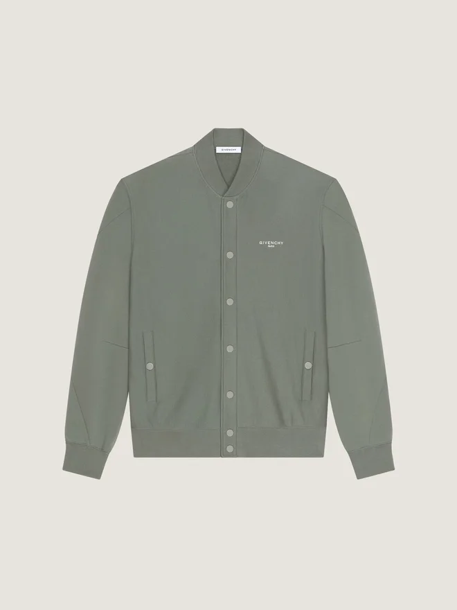 Couture Seam-cardigan i fleece med brodert Givenchy Paris Couture Seam-cardigan i fleece med brodert Givenchy Paris