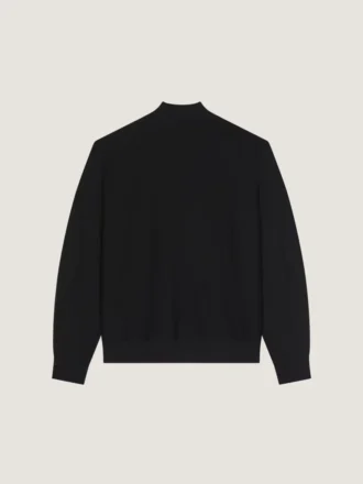 Couture Seam-cardigan i fleece med brodert Givenchy Paris