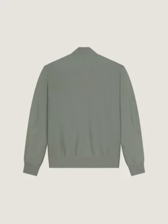 Couture Seam-cardigan i fleece med brodert Givenchy Paris