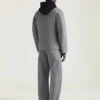 Couture Seam Cargo-bukser i fiskebensmønstret denim Couture Seam Cargo-bukser i fiskebensmønstret denim