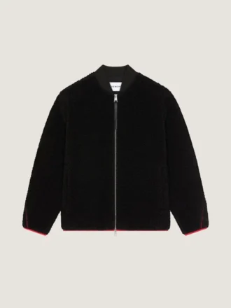 Couture Seam fleecejakke med brodert Givenchy Paris
