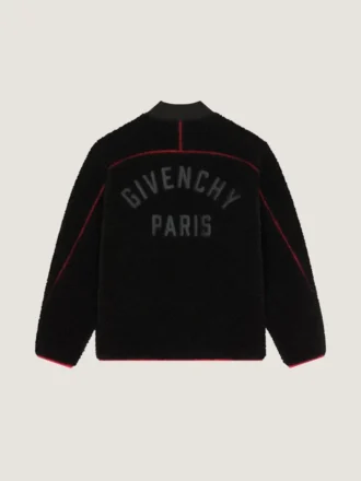 Couture Seam fleecejakke med brodert Givenchy Paris