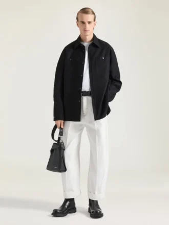 Couture Seam Overshirt i flanell
