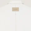 Couture Seam Overshirt i hvit denim