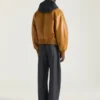 Couture Seam Raglan-blouson i skinn Couture Seam Raglan-blouson i skinn