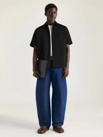 Couture Seam-skjorte i bomull med Givenchy Paris-lapp