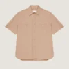 Couture Seam-skjorte i bomull med Givenchy Paris-lapp Couture Seam-skjorte i bomull med Givenchy Paris-lapp