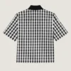 Couture-skjorte i bomull med gingham-mønster