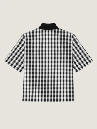Couture-skjorte i bomull med gingham-mønster