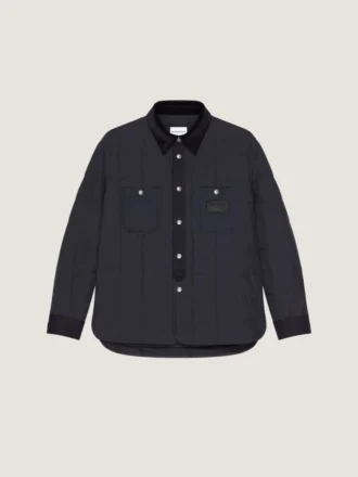 Couture-søm, vattert overskjorte, Givenchy Paris-merke