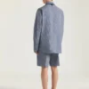 Bermudashorts i bomull med dobbel plissering og rutemønster Bermudashorts i bomull med dobbel plissering og rutemønster