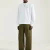 Couture-sømsweatshirt i fleece med Givenchy Paris Couture-sømsweatshirt i fleece med Givenchy Paris