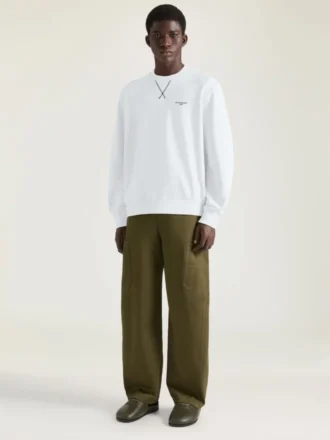 Couture-sømsweatshirt i fleece med Givenchy Paris