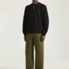 Couture-sømsweatshirt i fleece med Givenchy Paris Couture-sømsweatshirt i fleece med Givenchy Paris