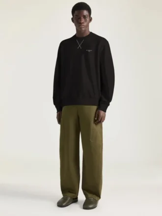 Couture-sømsweatshirt i fleece med Givenchy Paris