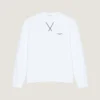 Couture-sømsweatshirt i fleece med Givenchy Paris Couture-sømsweatshirt i fleece med Givenchy Paris