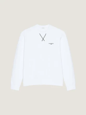Couture-sømsweatshirt i fleece med Givenchy Paris