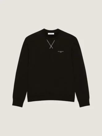 Couture-sømsweatshirt i fleece med Givenchy Paris