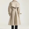 Couture-trenchcoat i bomull