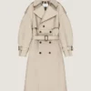 Couture-trenchcoat i bomull
