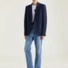 Enkeltradet blazer i ull og mohair Enkeltradet blazer i ull og mohair